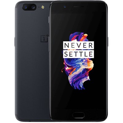 Смартфон OnePlus 5 8/128GB Slate Grey 2SIM 16+20 Мп GPS 5.5" 46340945275 фото