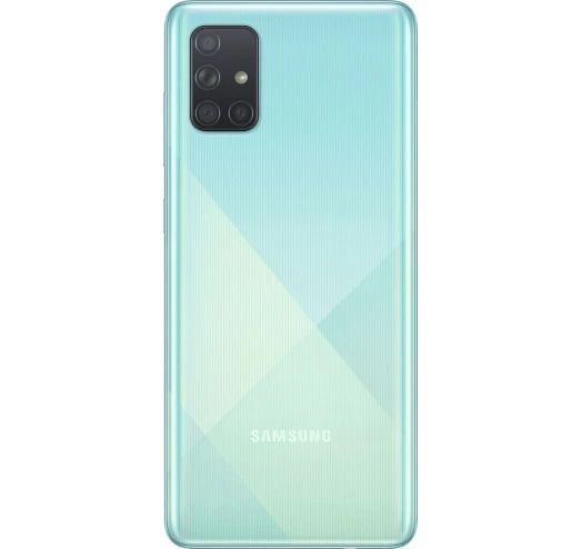 Смартфон Samsung Galaxy A71 6/128GB Blue 2 SIM 6.7 64 Мп 4K NFC Snapdragon 730 4500 мАч б/у 4714658606 фото