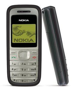 Мобільний телефон Nokia 1200 Black 1SIM 1.5" 2G 700 мАг 3454647567 фото