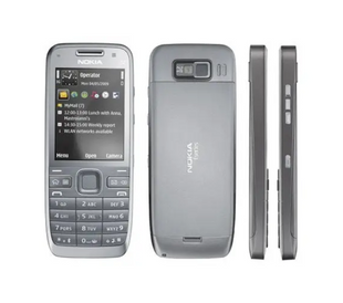 Мобільний телефон Nokia E52 Silver 2.4" 3.2 Мп 1500 мАг 3G GPS, Nokia E52 29393843287 фото