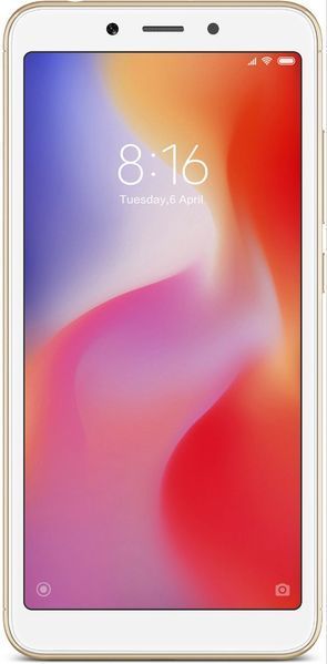 Смартфон Xiaomi Redmi 6A GOLD 2/16 ГБ, 5.45",&nbsp;13 Мп, Helio A22, 3000 мАг б/у 4434025651 фото