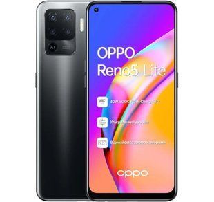 Смартфон OPPO Reno5 Lite 8/128GB Fluid Black 2 SIM NFC 48 МП 4K 30Вт 4310 мАч б/в 4706996640 фото