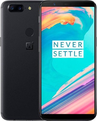 Смартфон OnePlus 5T 8/128GB Black 2SIM 6" GPS 16+20 Мп 46340923453 фото