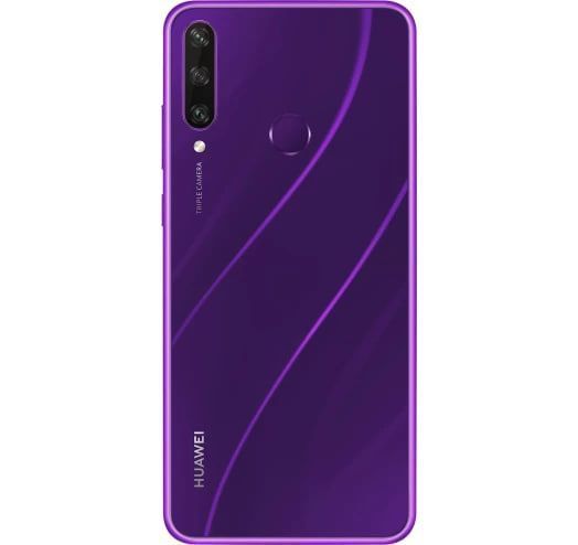 Смартфон Huawei Y6P 3/64GB Phantom Purple, 2 SIM 6.3" IPS NFC 5000 mAh б/в 4819770551 фото