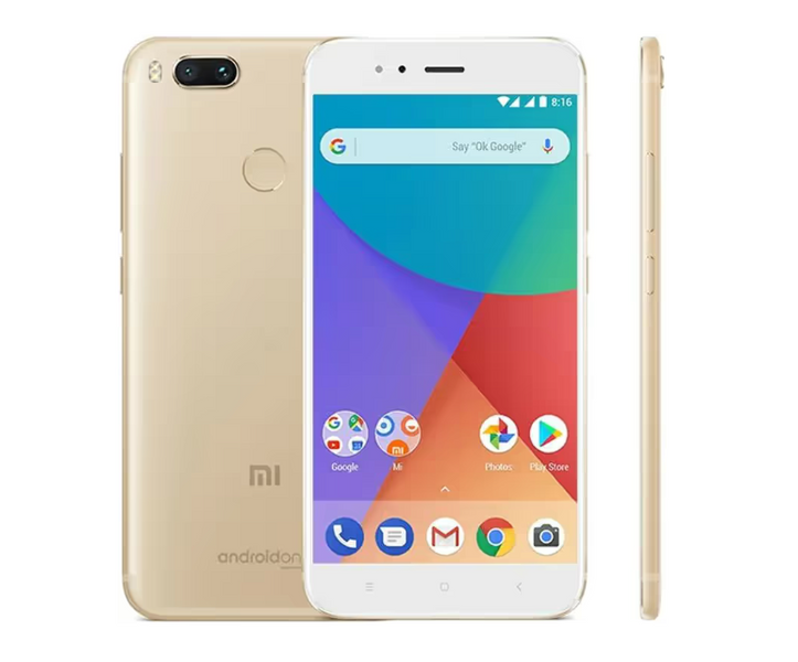 Смартфон Xiaomi Mi A1 4/64GB Dual Sim Gold 5.5" IPS 12 Мп + 12 Мп Full HD 3080 мАч 3453564642 фото