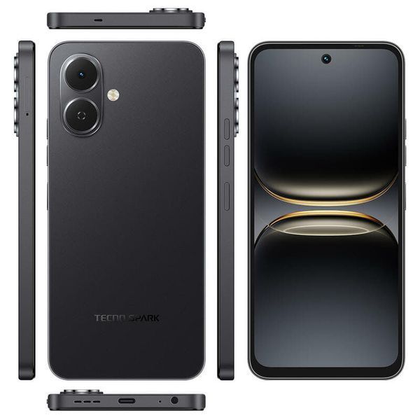 Смартфон Tecno Spark Go 2 (KM4) 4/128GB Ink Black 2 SIM 120 Гц 5000 mAh 107233522 фото
