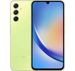 Смартфон Samsung Galaxy A34 5G 6/128GB Light Green (SM-A346E) 2 SIM 6.6" 120 Гц NFC 5000 mAh 25116201 фото