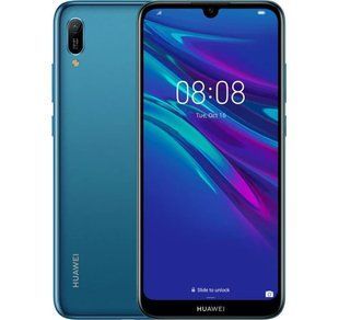 Смартфон Huawei Y6 2019 2/32 GB Blue, 2 SIM 6.09" IPS 13 Мп GPS LTE 3020 мАч 1765405194 фото