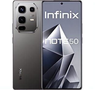 Смартфон Infinix Note 50 8/256GB Shadow Black 2 SIM 6.78" 144 Гц 2K NFC 5200 mAh 6671809 фото