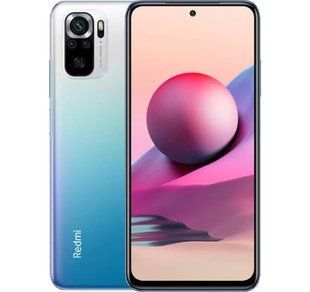 Смартфон Xiaomi Redmi Note 10S 64GB Ocean Blue 6.43" 60 Гц 409 ppi 2 SIM LTE NFC 5000 mAh 23432234 фото