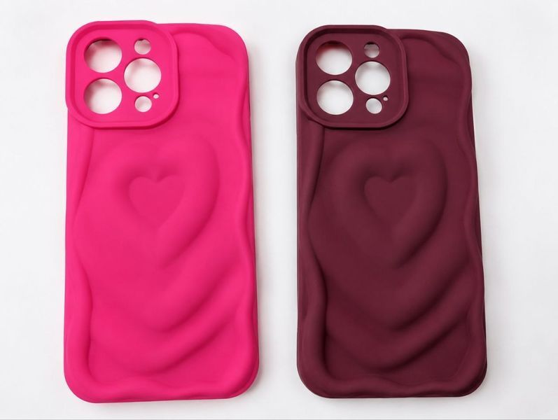 Силіконовий чохол Summer Heart Case для Apple iPhone 14 Pro Max рожевий 54678645678 фото