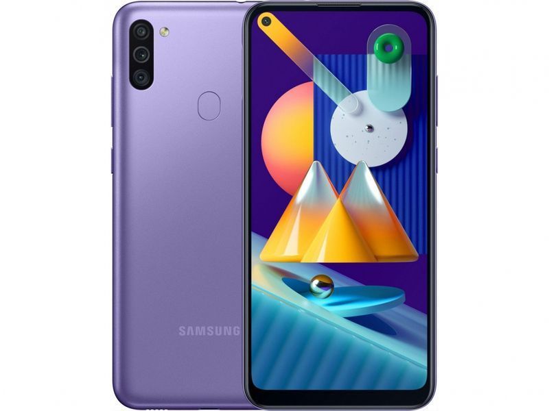 Смартфон Samsung Galaxy M11 (M115F) 3/32GB Violet 2 SIM 6.4" Snapdragon 450 5000 мАч NFC 1234128955 фото