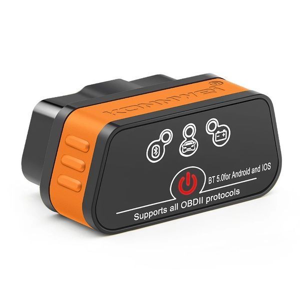 Диагностический сканер для электромобилей KONNWEI KW901 Bluetooth 5.0 беспроводной OBDII 54345568 фото