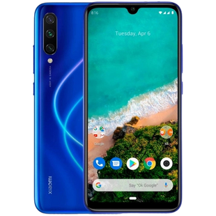 Xiaomi Mi A3 4/64GB Blue 2 SIM 6.08" AMOLED Snapdragon 665 4030 мАг Fingerprint 5434576374 фото