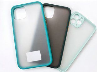 Чохол Goospery Case Protector для iPhone 11 Pro матовий TPU, Ice Blue / Dark Green / Emerald Green 6543354566 фото