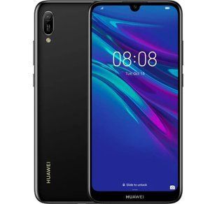 Смартфон Huawei Y6 2019 2/32 GB Midnight Black, 2 SIM 6.09" IPS 13 Мп GPS LTE 3020 мАч RFB 2765405193 фото
