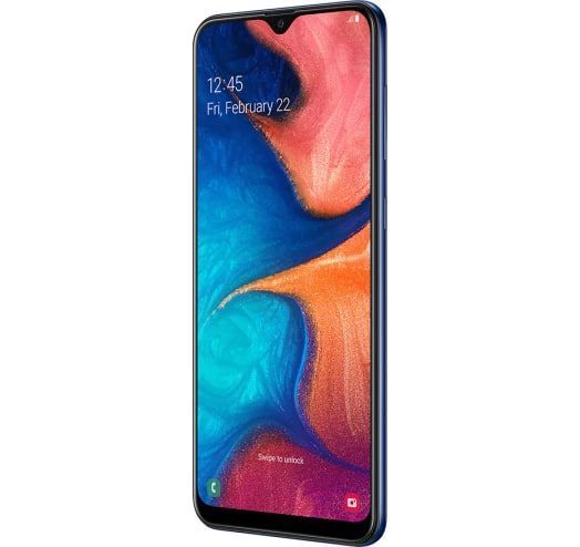 Смартфон Samsung Galaxy A20 (A205F) 3/32GB Blue, 2 SIM 6.2" 13 Мп + 5 Мп NFC 4000 mAh б/в 4505031847 фото