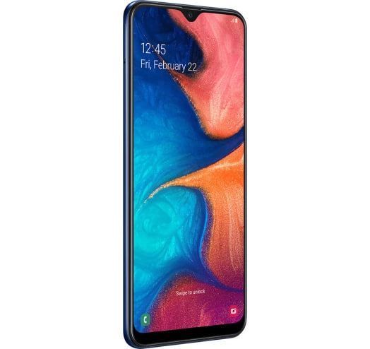 Смартфон Samsung Galaxy A20 (A205F) 3/32GB Blue, 2 SIM 6.2" 13 Мп + 5 Мп NFC 4000 mAh б/в 4505031847 фото