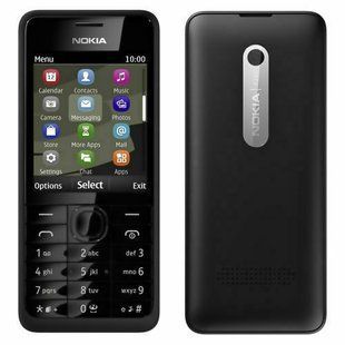 Мобільний телефон Nokia 301 2.4" 3.2 Мп 1200 мАч Black 3224354646 фото