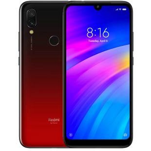 Смартфон Xiaomi Redmi 7 3/32GB Lunar Red 2SIM 6.26" IPS 1570x720 12 Мп + 2 Мп 4000 mAh 23487632 фото