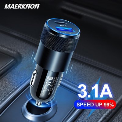 Автомобільна зарядка АЗП Z44 Leading PD 20 W + QC3.1 (Type-C + USB) 1806781647 фото