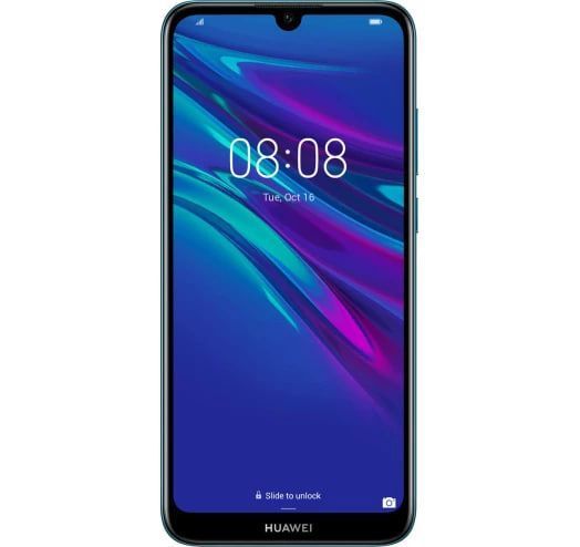 Смартфон Huawei Y6 2019 2/32 GB Blue, 2 SIM 6.09" IPS 13 Мп GPS LTE 3020 мАч б/в 4625840694 фото